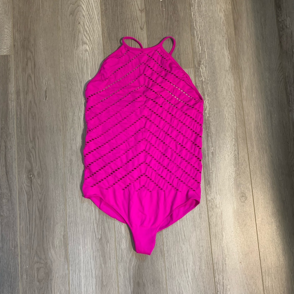 La senza hot pink 💕body suit size m